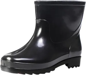 Man Short Rubber Rainboots Rubber Boots For Garden Man Rain Footwear Rain Shoes Winter Hoodies Men, 7.5