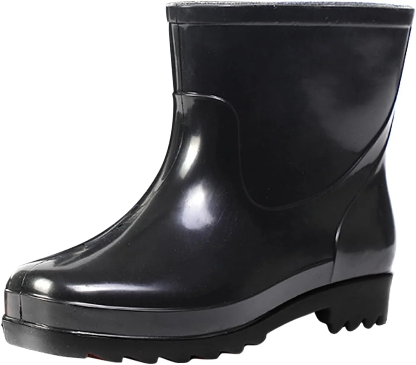 Man Short Rubber Rainboots Rubber Boots For Garden Man Rain Footwear Rain Shoes Winter Hoodies Men, 7.5