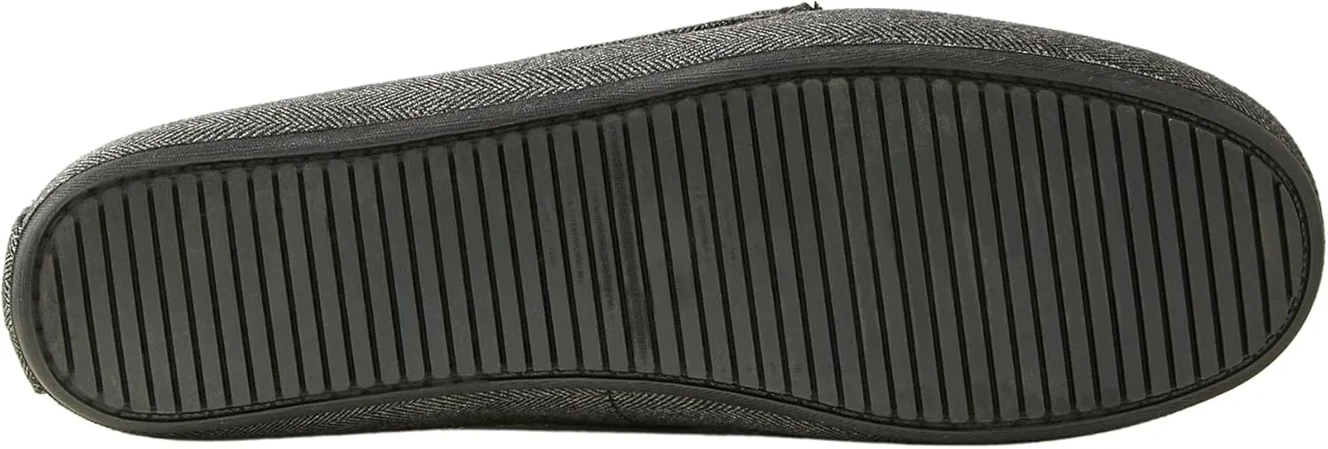 Marks & Spencer Men's Herringbone Moccasin Slippers