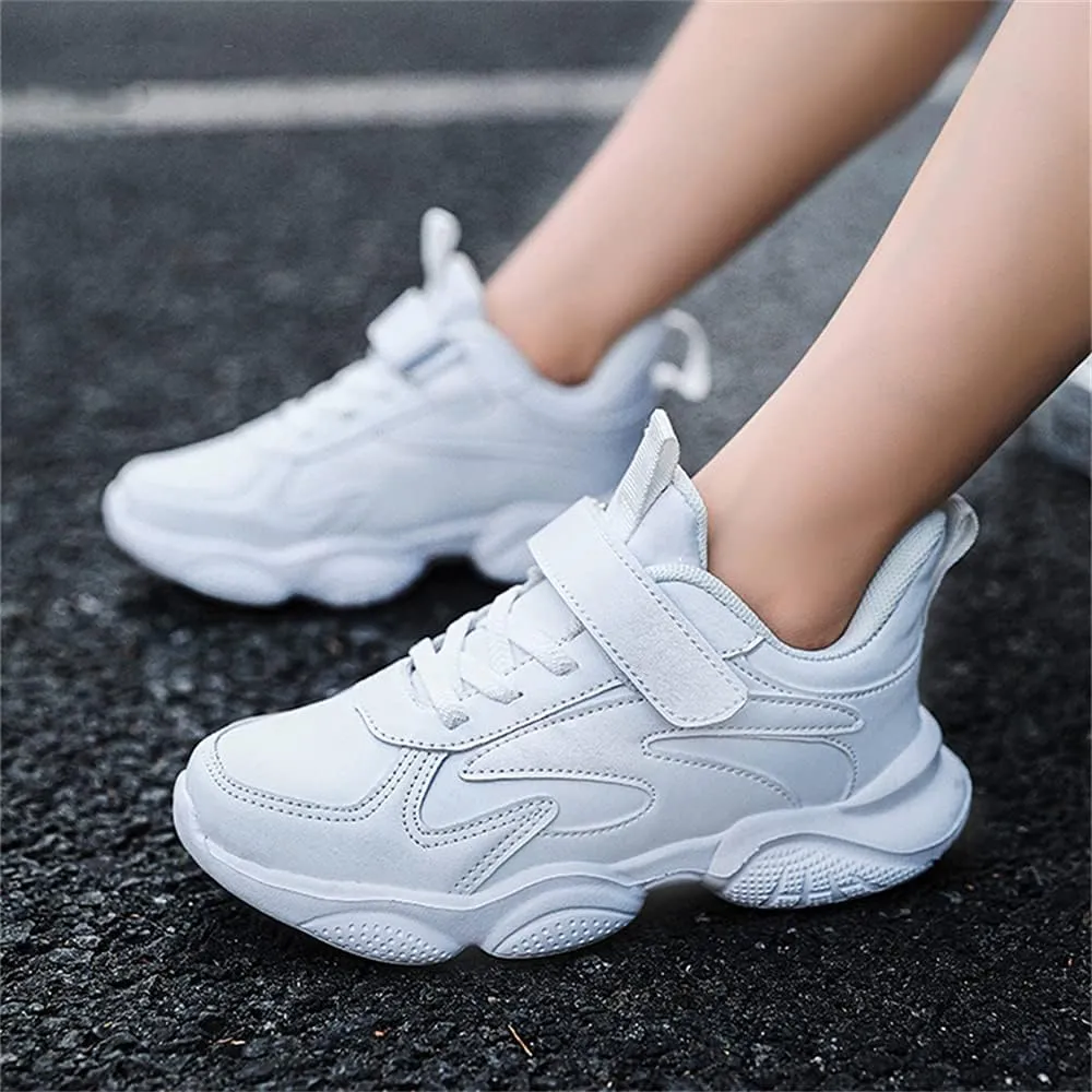 MATERUIEYES Children's Shoes Sports Shoes Small White Shoes Mesh Girls' Running Shoes Sneakers