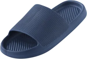 Men And Women Home Slippers Soft Flat Soled Non Slip Bathroom Sandals Memory Foam Pillow Slippers Beach Slides