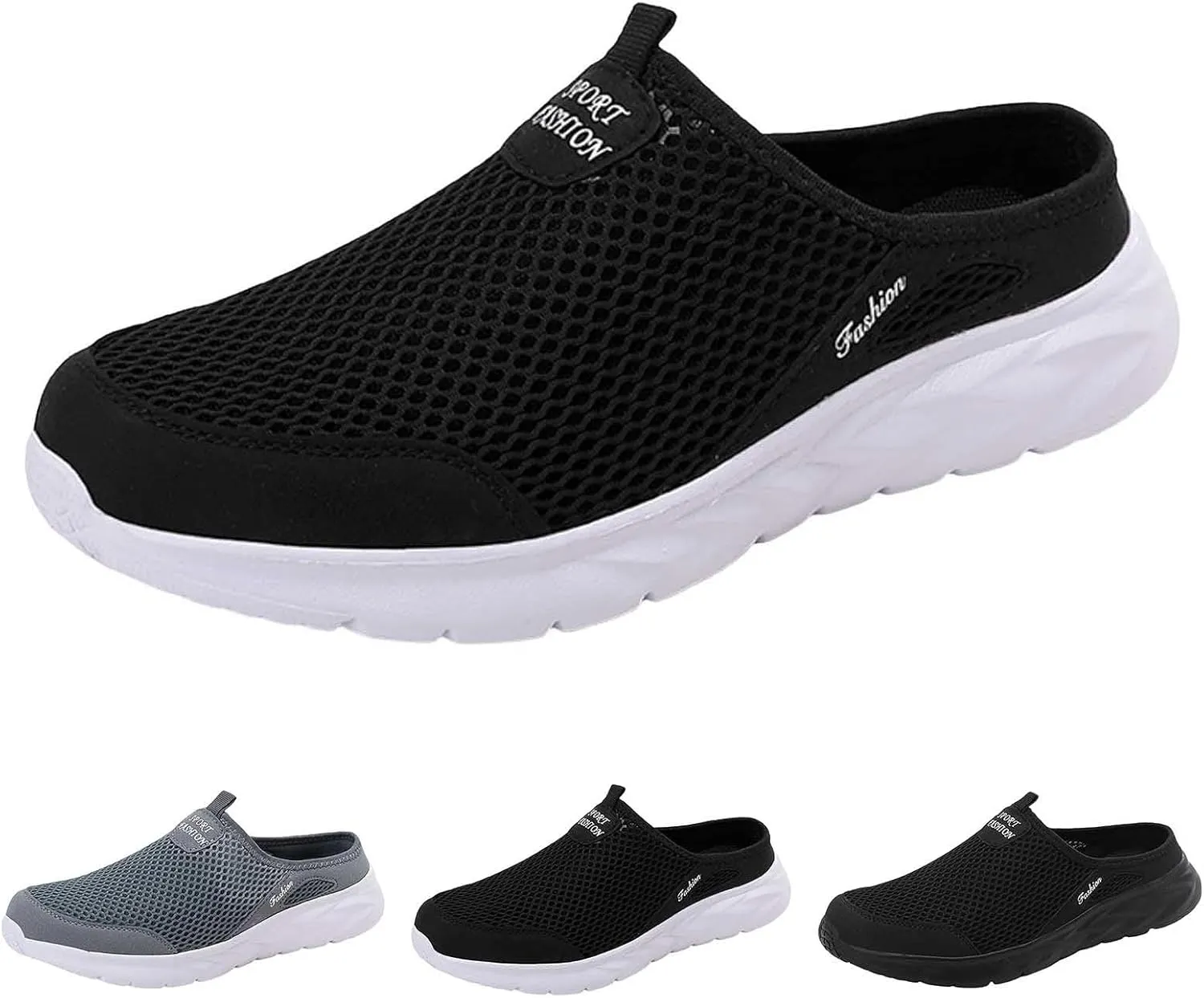 Men Sports Shoes Fashion New Pattern Solid Color Simple Mesh Breathable Comfortable Flat Bottom Casual Sneaker Boots Men Men'