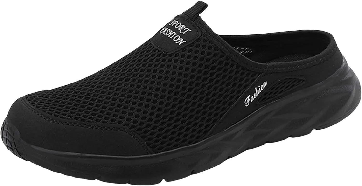 Men Sports Shoes Fashion New Pattern Solid Color Simple Mesh Breathable Comfortable Flat Bottom Casual Sneaker Boots Men Men'