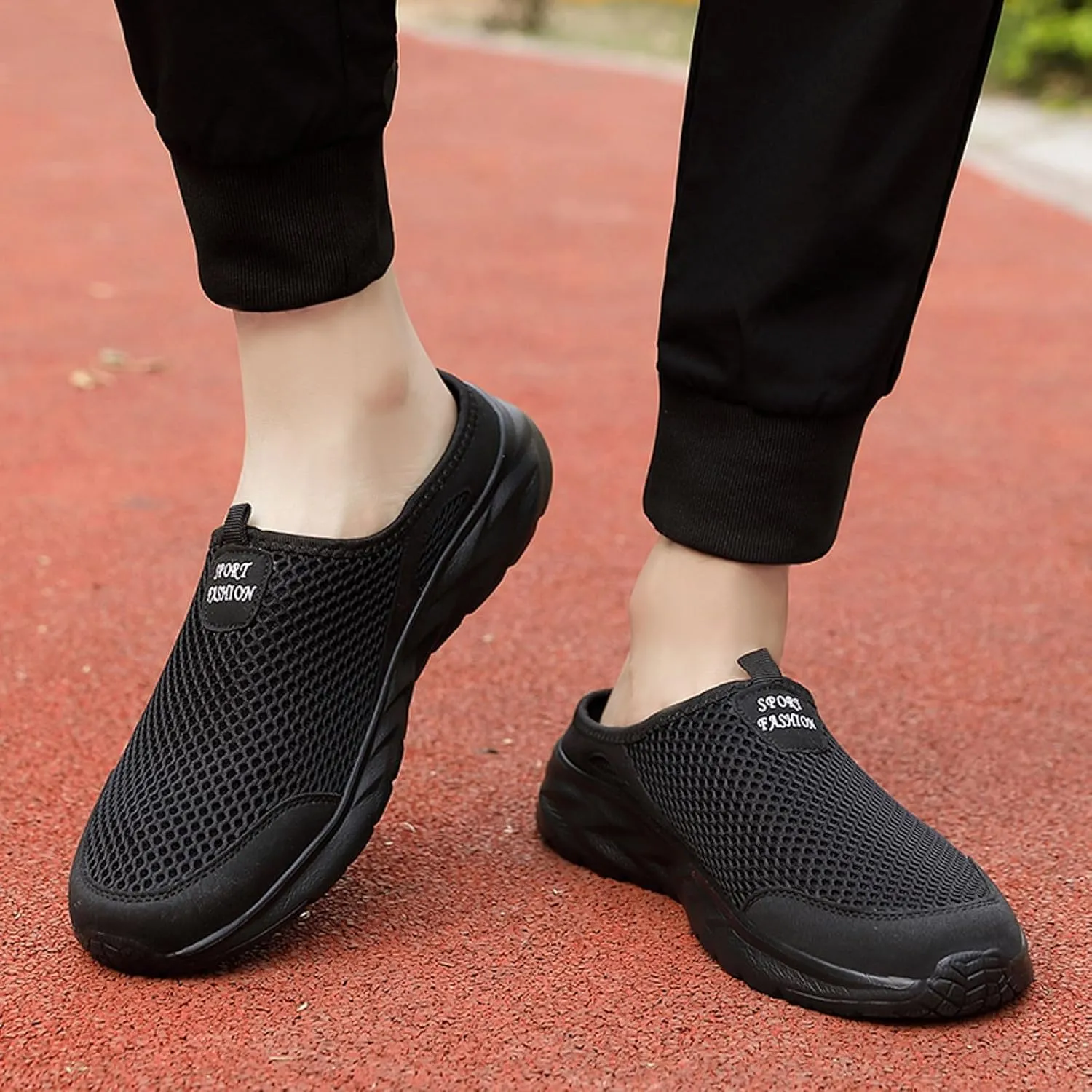 Men Sports Shoes Fashion New Pattern Solid Color Simple Mesh Breathable Comfortable Flat Bottom Casual Sneaker Boots Men Men'