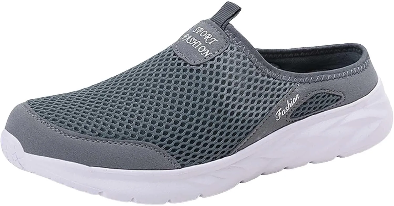 Men Sports Shoes Fashion New Pattern Solid Color Simple Mesh Breathable Comfortable Flat Bottom Casual Sneaker Boots Men Men'
