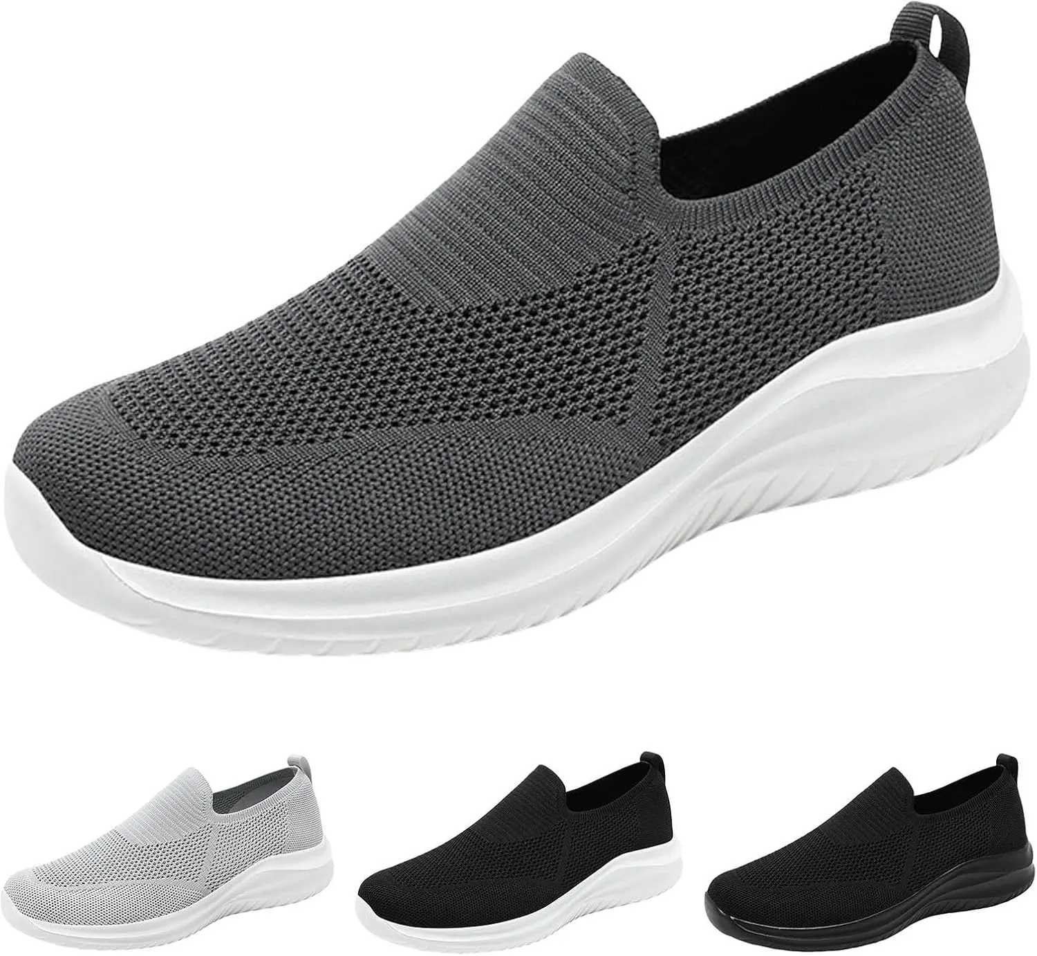 Men Sports Shoes Fashionable New Pattern Simple and Pure Color Mesh Breathable Comfortable Flat Bottomed Sneaker Men 13 Men's