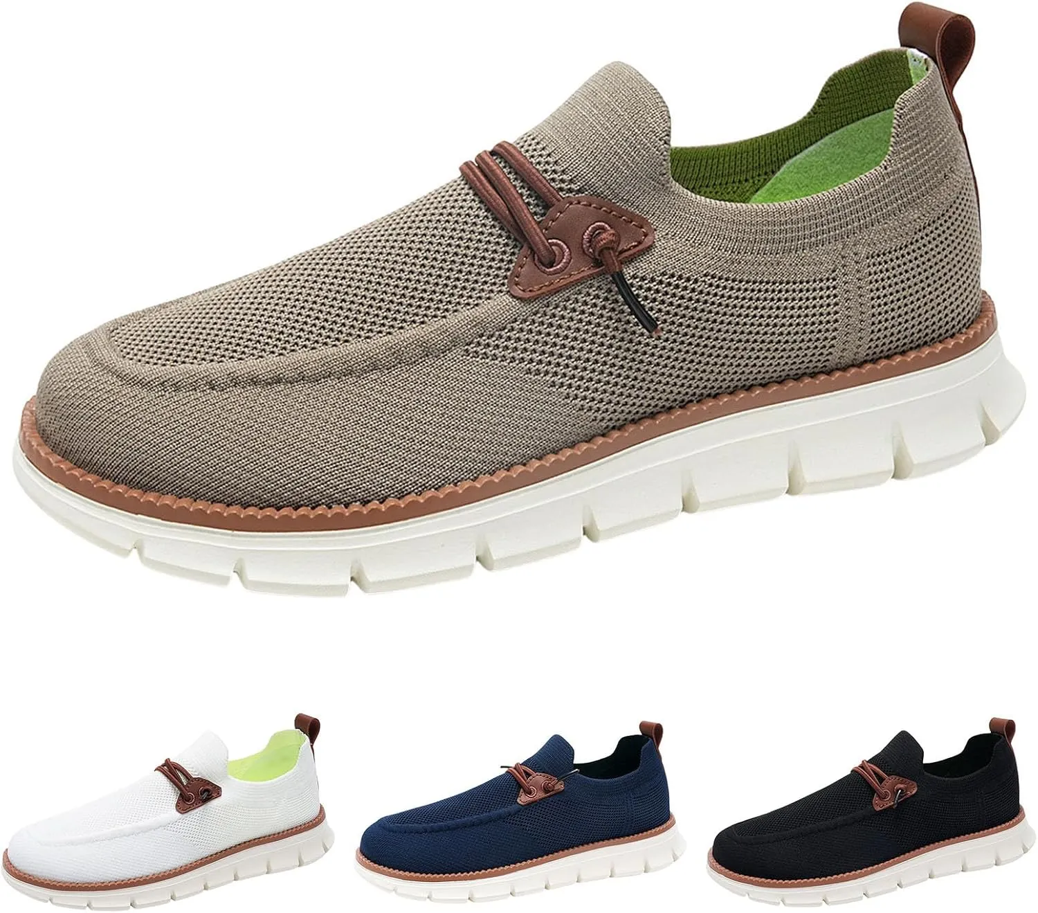 Men Sports Shoes Fashionable New Pattern Solid Color Simple Mesh Breathable Lightweight Men's Athletic Sneaker Shoes for Men