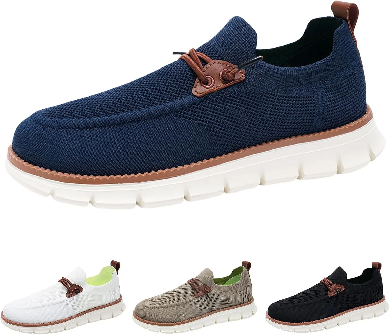 Men Sports Shoes Fashionable New Pattern Solid Color Simple Mesh Breathable Lightweight Men's Athletic Sneaker Shoes for Men