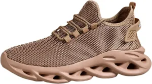 Men Sports Shoes Fashionable New Pattern Solid Color Simple Mesh Breathable Sneaker Rack for Men Bedroom with Light Men's SPO