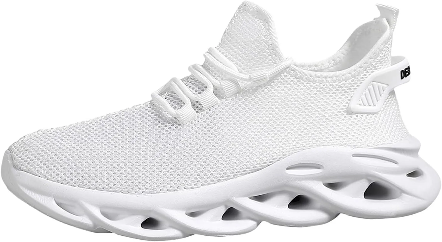 Men Sports Shoes Fashionable New Pattern Solid Color Simple Mesh Breathable Sneaker Rack for Men Bedroom with Light Men's SPO