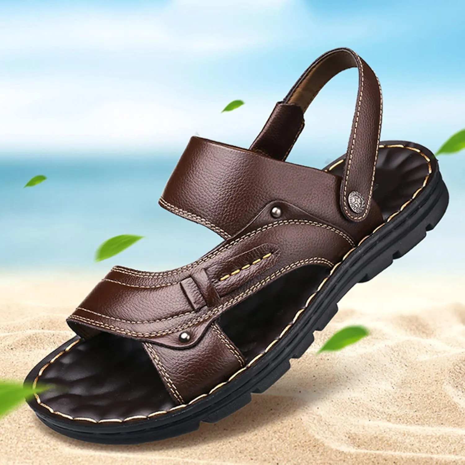 Mens Athletic Sandals Men's Athletic Outdoor Sandals Athletic Outdoor Sandals for Summer Beach Trail Walking