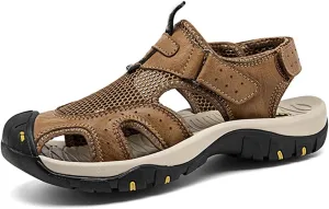 Mens Casual Shoes Outdoor Men Leather Sandals For Men Beach Sandals Roman Shoes