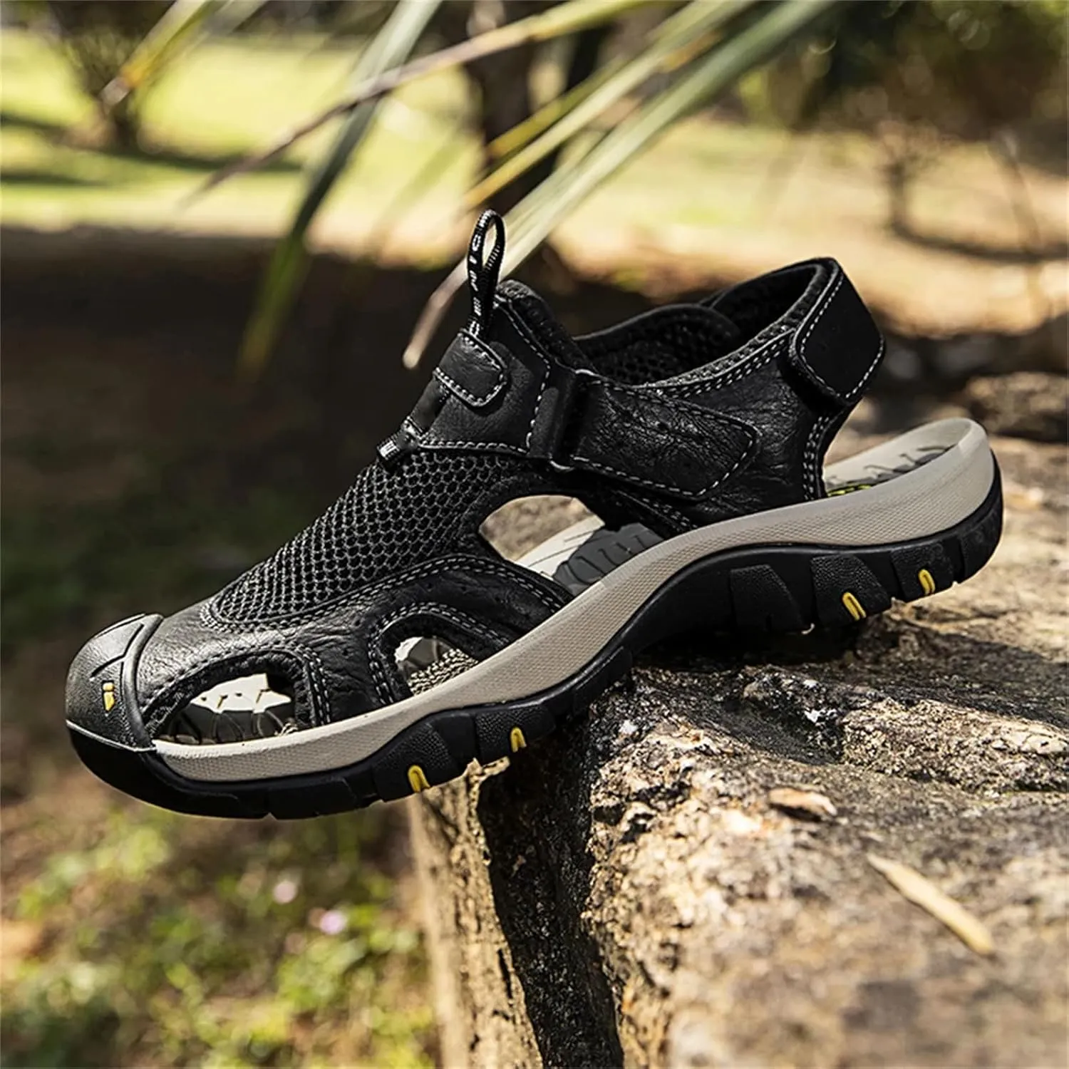 Mens Casual Shoes Outdoor Men Leather Sandals For Men Beach Sandals Roman Shoes