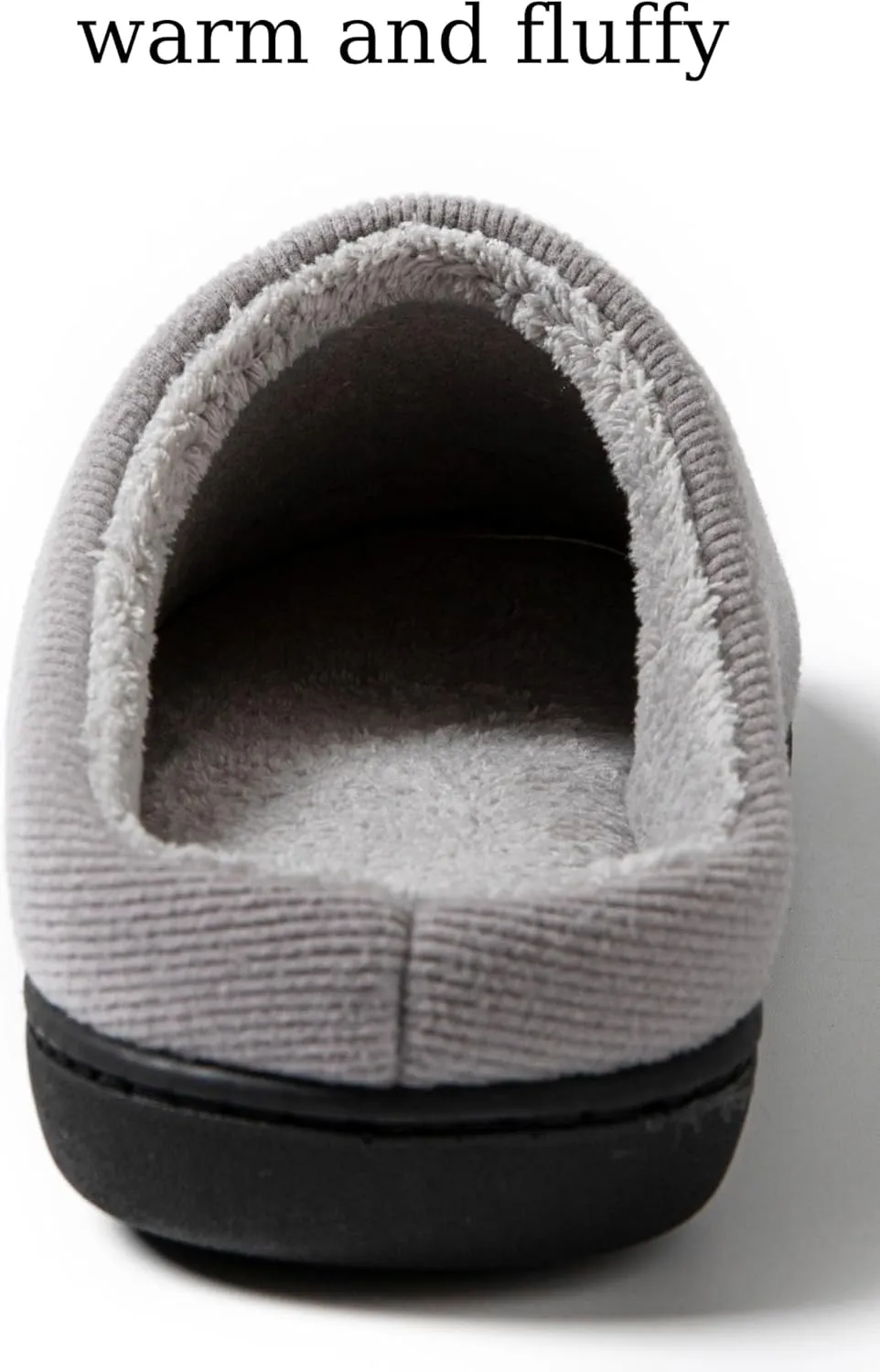 Mens Indoor Slippers Memory Foam Cozy Slip Home Shoes Flats Breathable Lightweight Washable Non Skid Rubber Soles