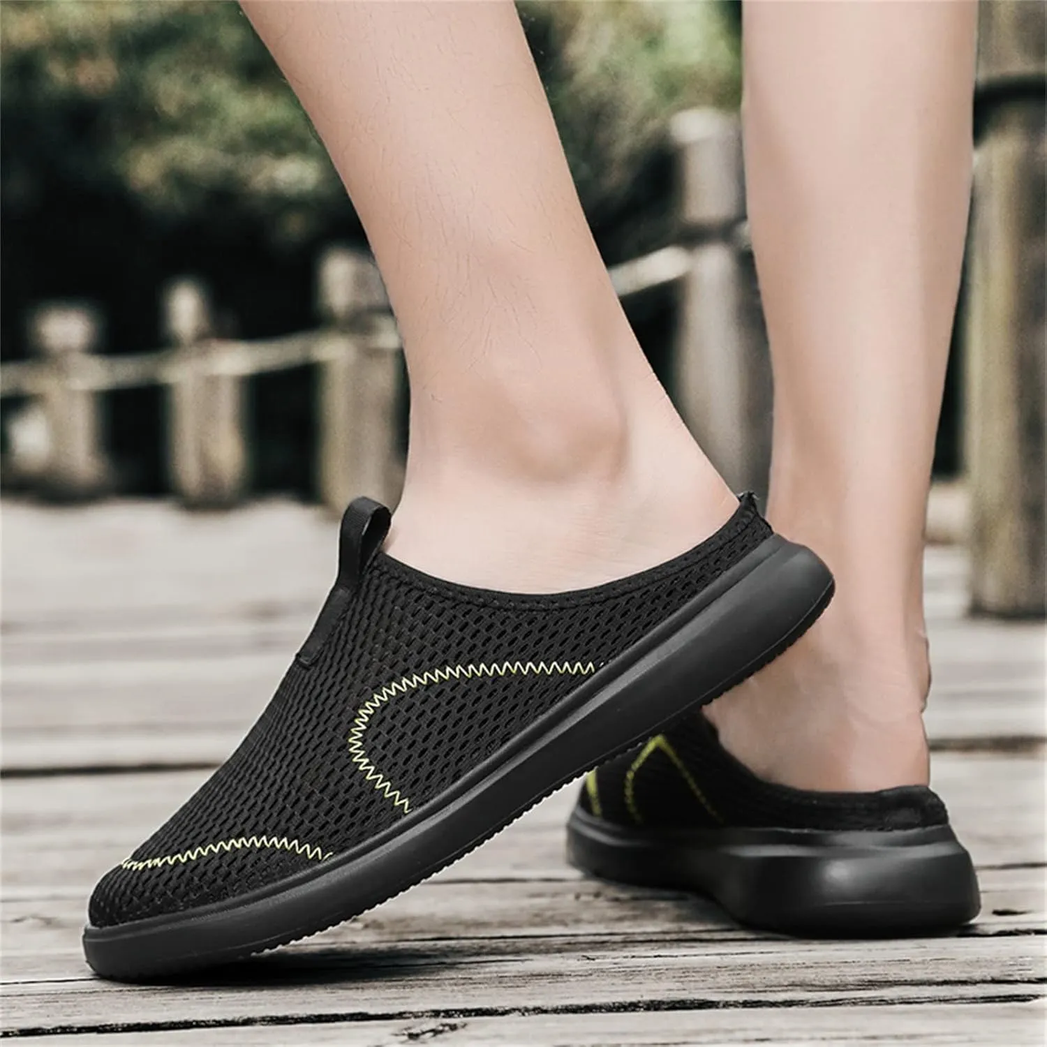 Men's Running Shoes Casual Slip on Walking Tennis Gym Sneakers Lightweight Breathable Mesh Workout Sports Sneakers