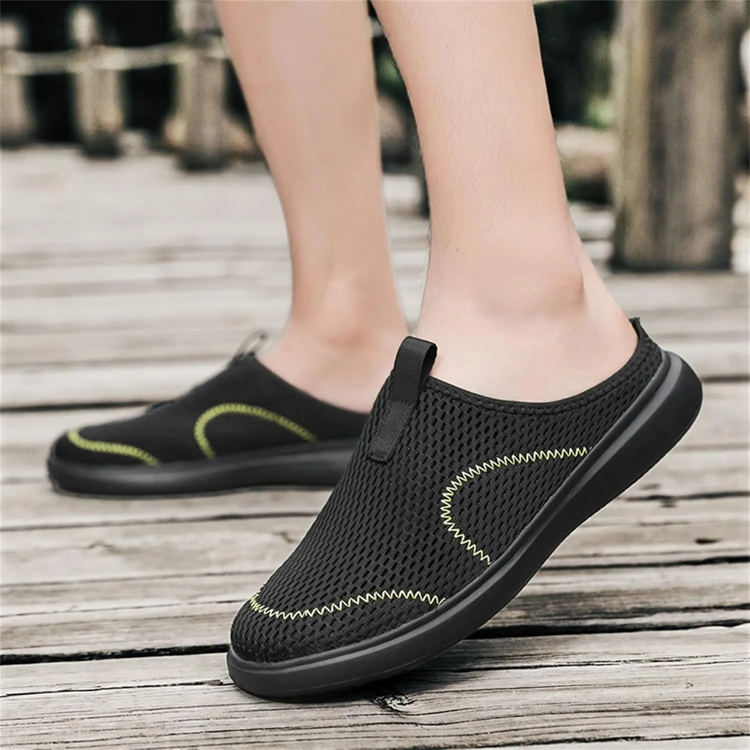 Men's Running Shoes Casual Slip on Walking Tennis Gym Sneakers Lightweight Breathable Mesh Workout Sports Sneakers