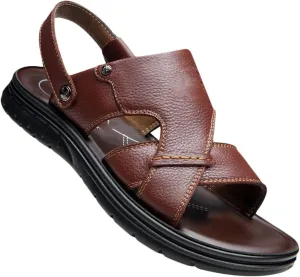 Mens Sandals Beach Slippers Walking Sandals Leather Hiking Sandals Outdoor Summer Shoes