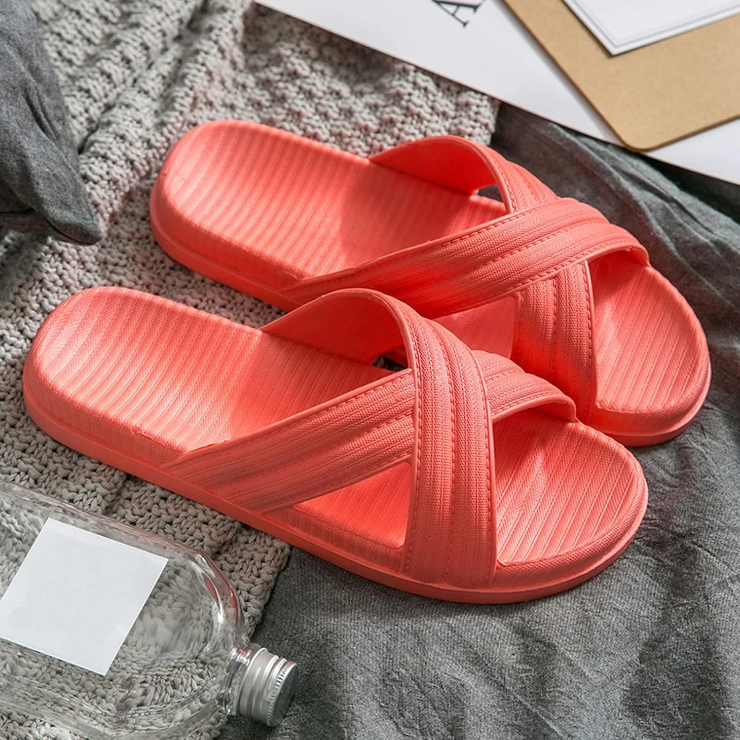 Mens Slides Shower Shoes Women Cloud Slippers for Men Womens Slides House Ultra Comfort Gym Slippers