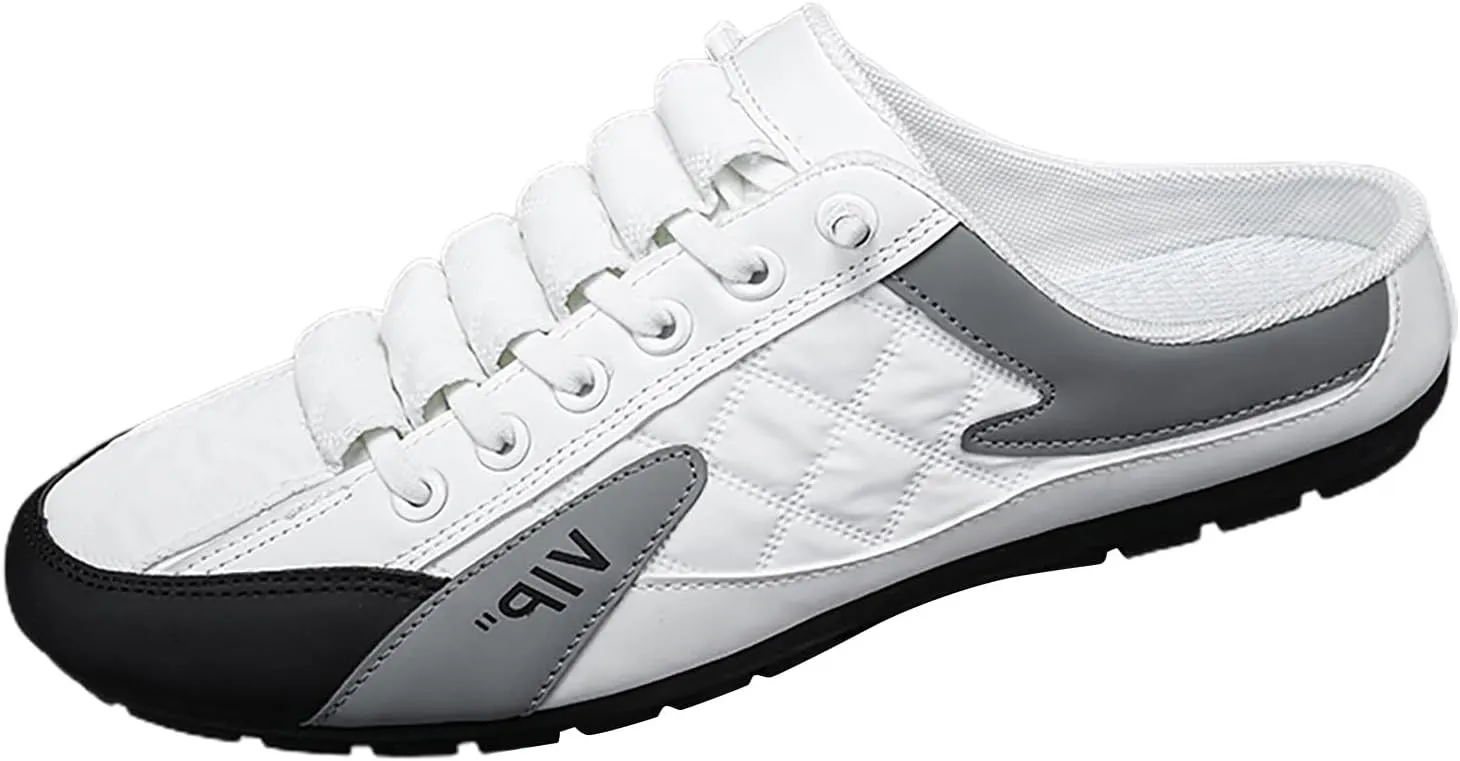 Men's Slip on Shoes Lightweight Mules Anti Slip Sneakers Comfortable Workout Shoes for Work Driving Other Occasions