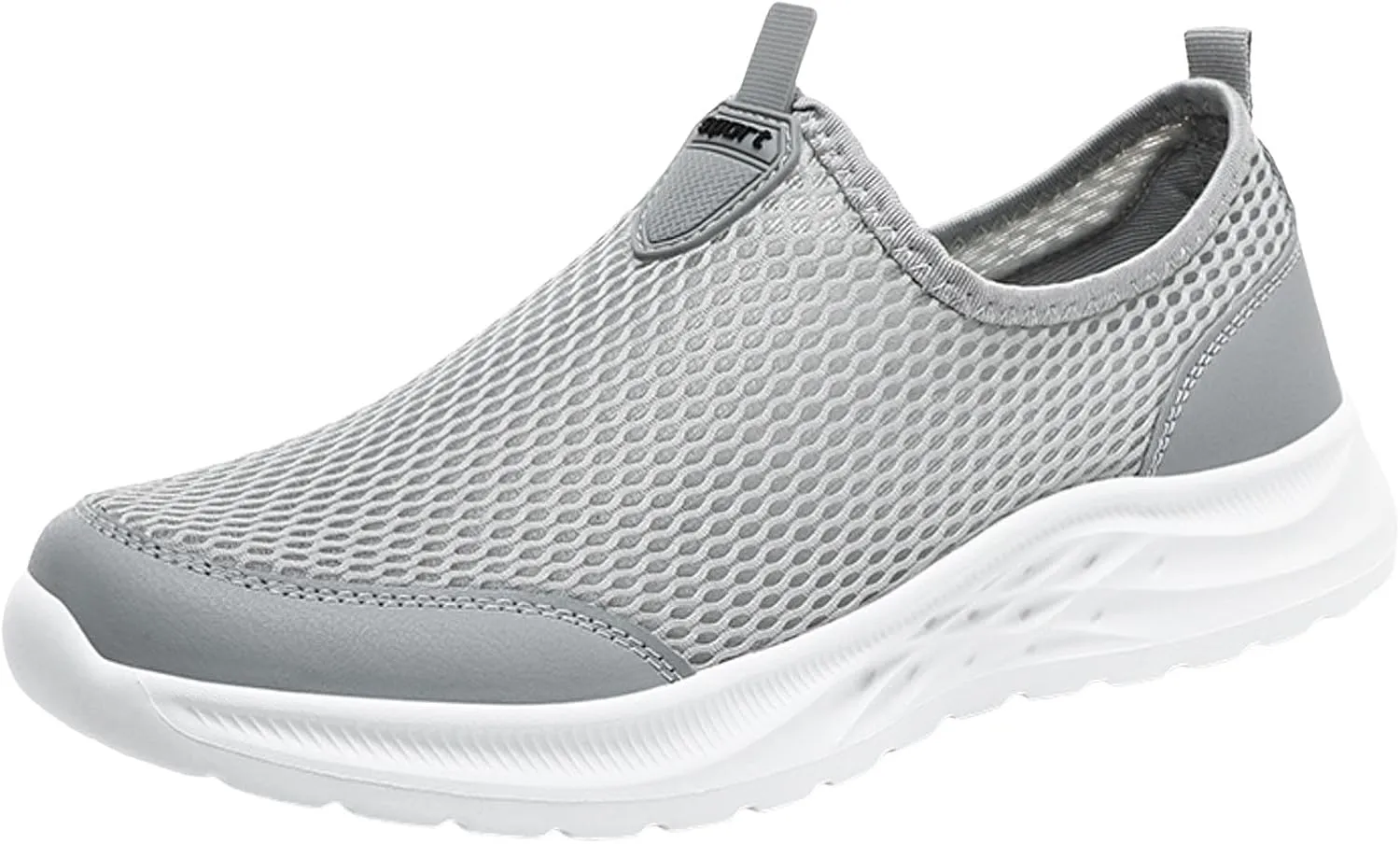 Mens Slip On Walking Shoes Lightweight Breathable Non Slip Running Shoes Comfortable Fashion Sneakers for Men