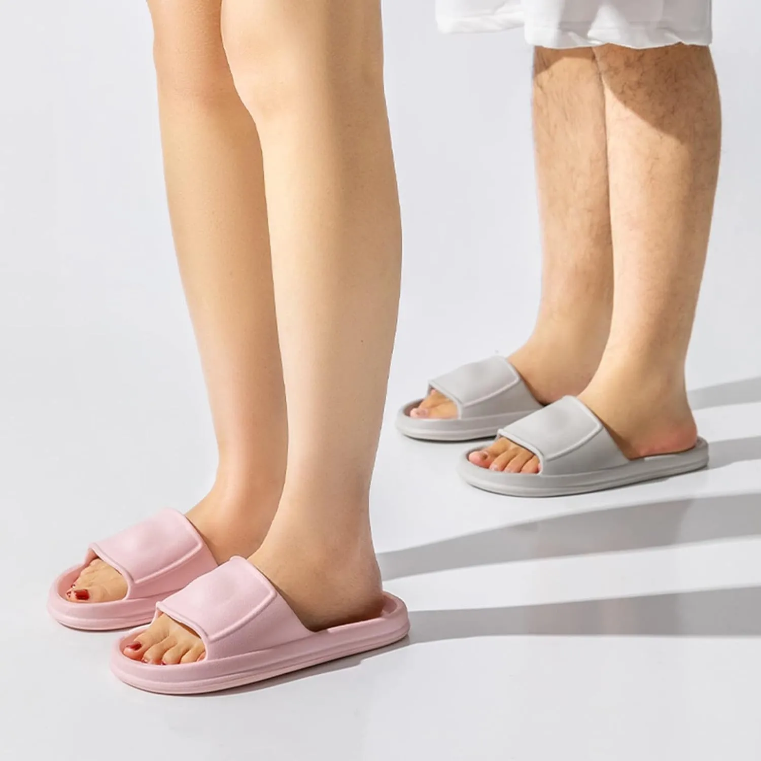 Mens Slippers Shower Shoes Women Bathroom Slippers Men Womens Slides Indoor Indoor Outdoor Gym