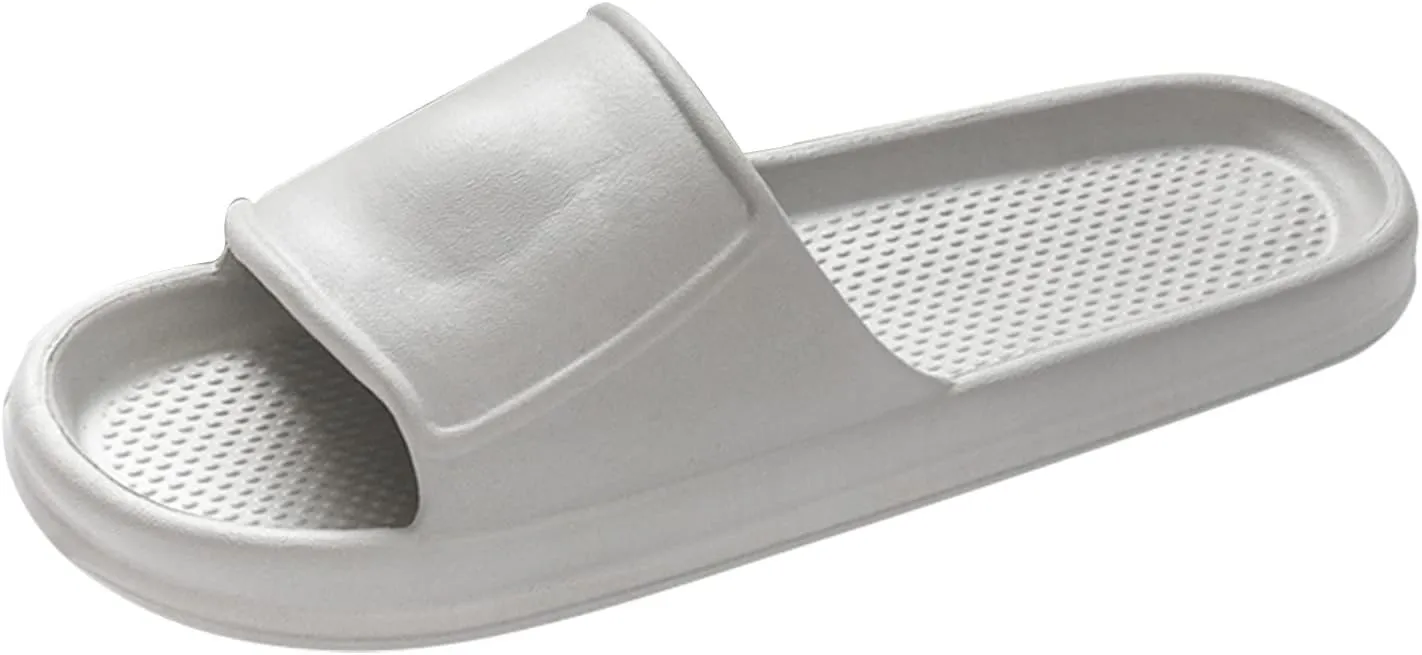 Mens Slippers Shower Shoes Women Bathroom Slippers Men Womens Slides Indoor Indoor Outdoor Gym
