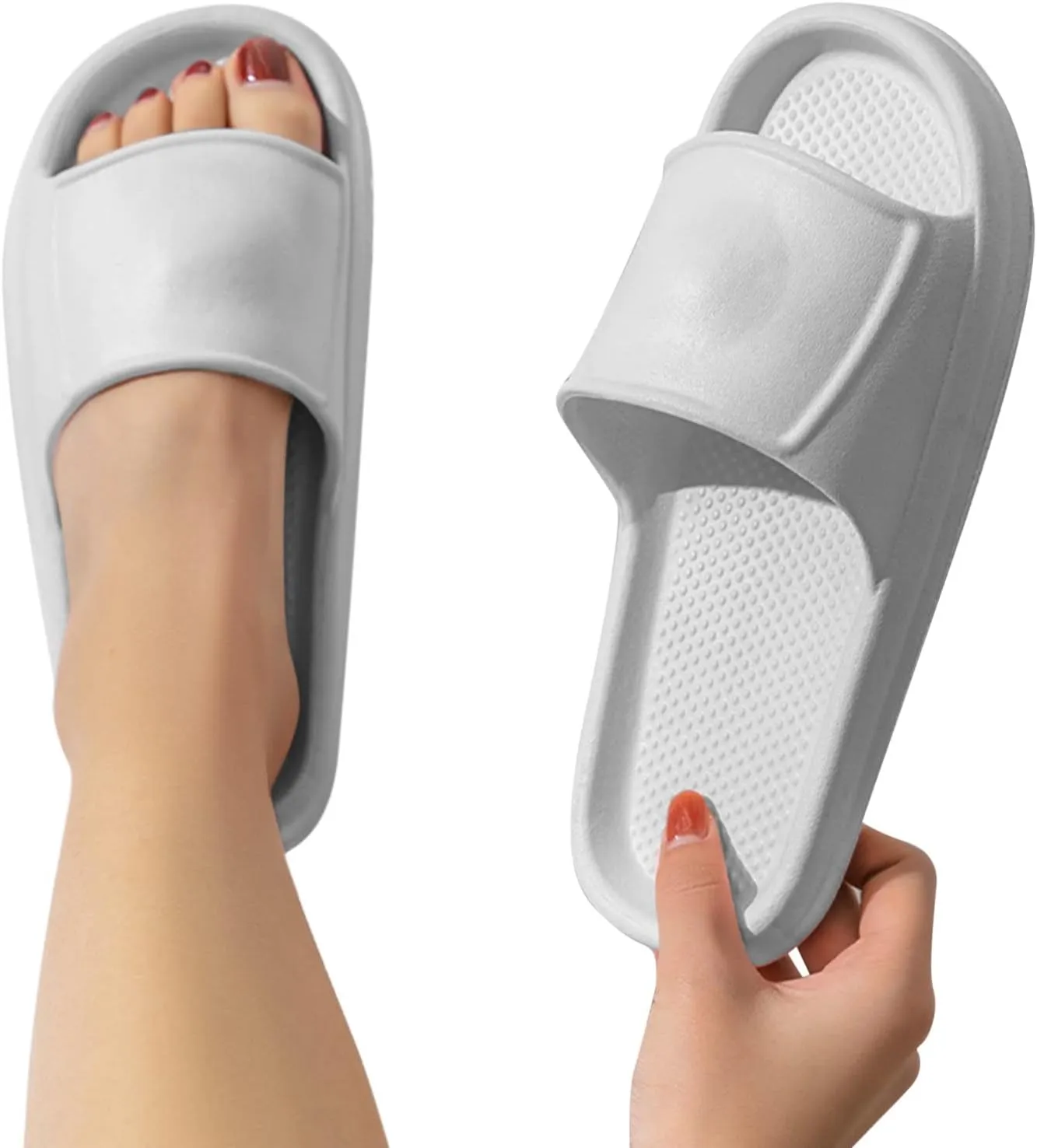 Mens Slippers Shower Shoes Women Bathroom Slippers Men Womens Slides Indoor Indoor Outdoor Gym