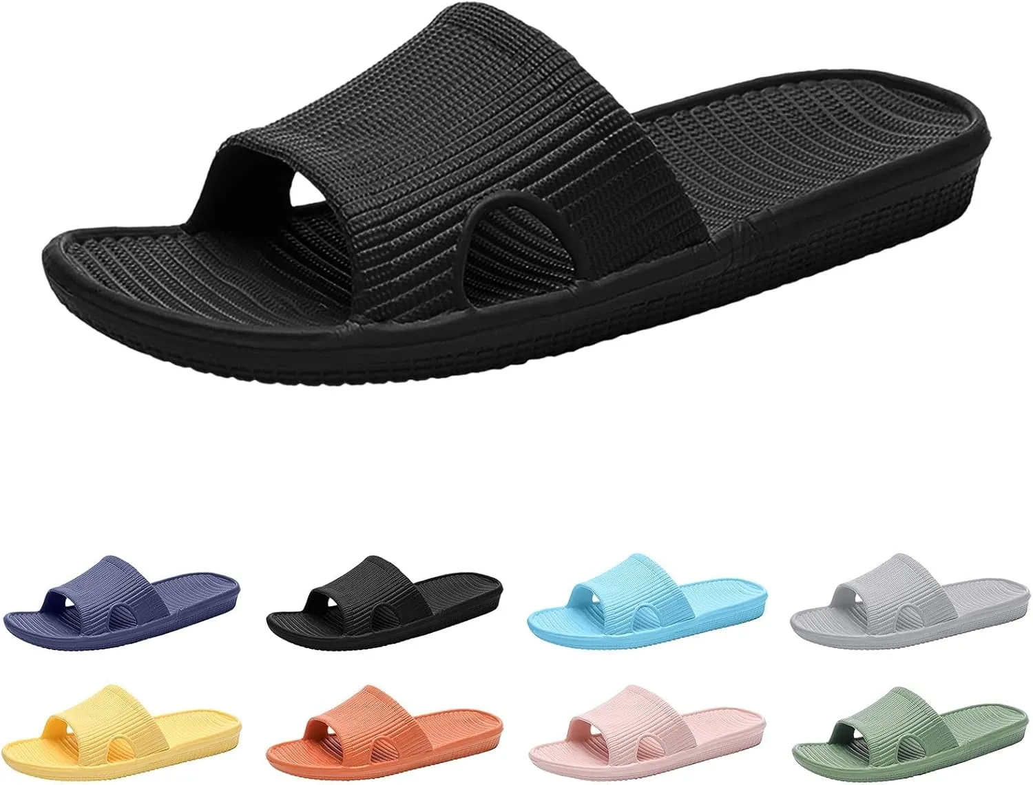 Mens Slippers Shower Shoes Women Slides for Men Womens Slides Comfortable Living Room Lightweight Slippers
