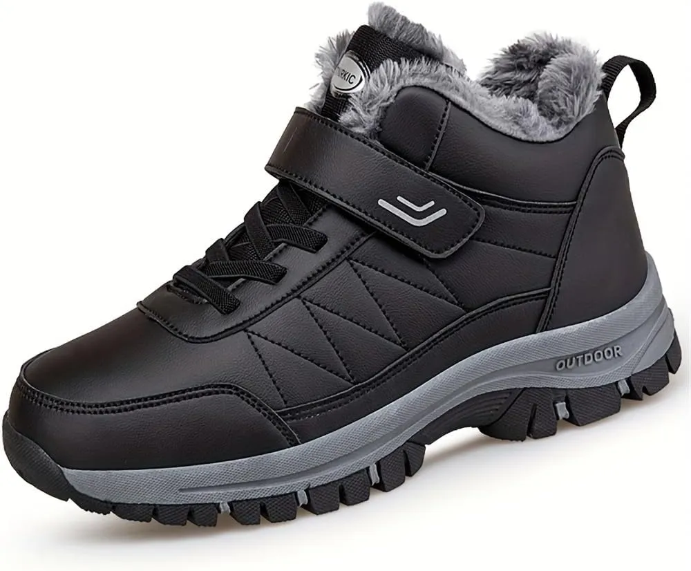 Mens Winter Snow Boots - Durable & Insulated for Cold Weather