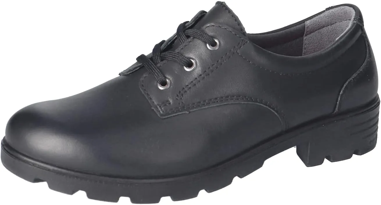 RICOSTA Nancy 7201002-093 Black Patent Leather Girls Lace Up School Shoes