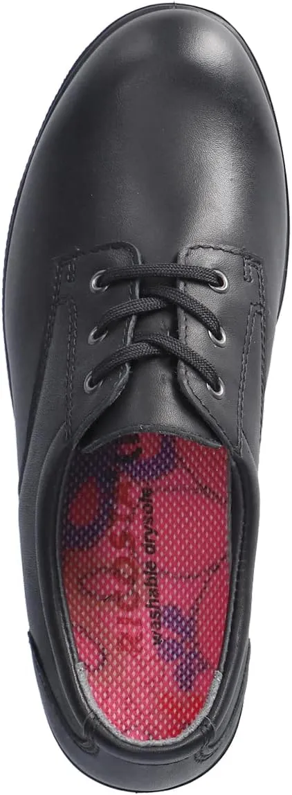RICOSTA Nancy 7201002-093 Black Patent Leather Girls Lace Up School Shoes