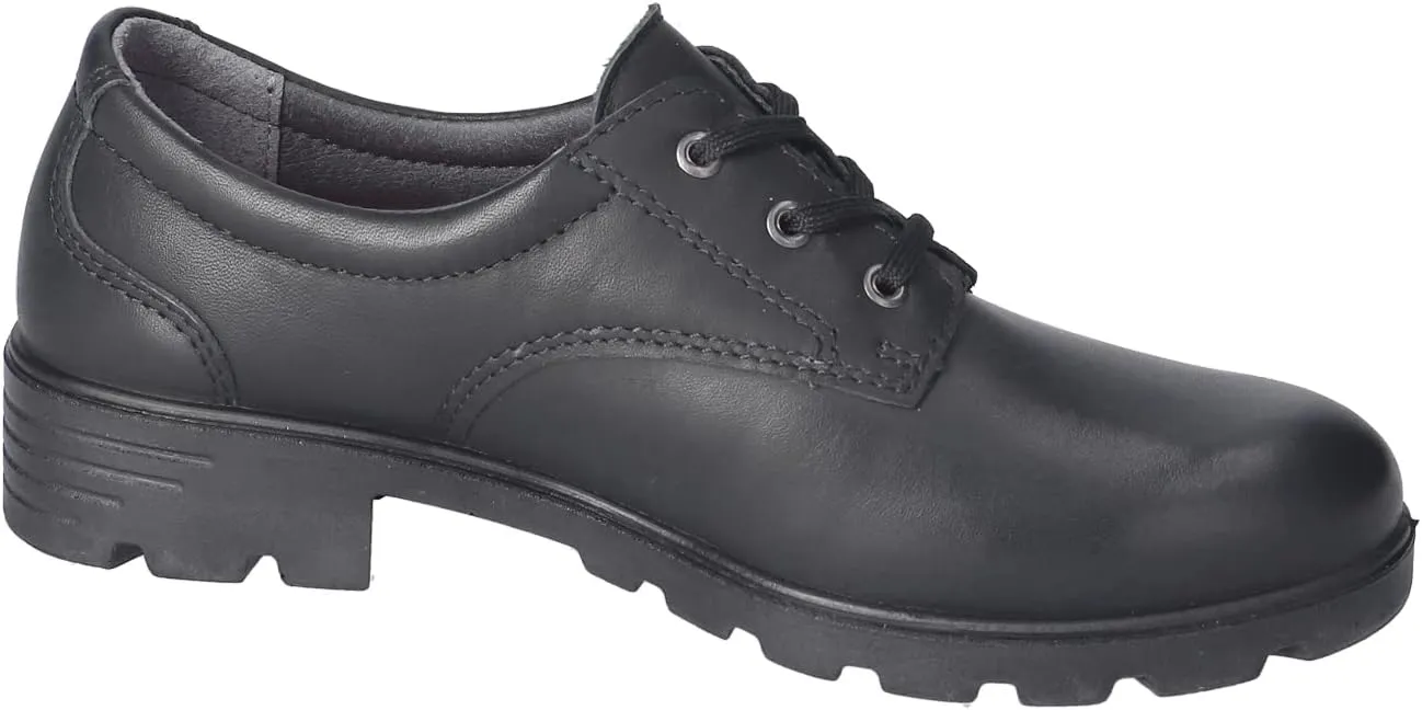 RICOSTA Nancy 7201002-093 Black Patent Leather Girls Lace Up School Shoes