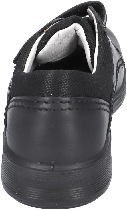 RICOSTA William Black Leather Boys School Shoes
