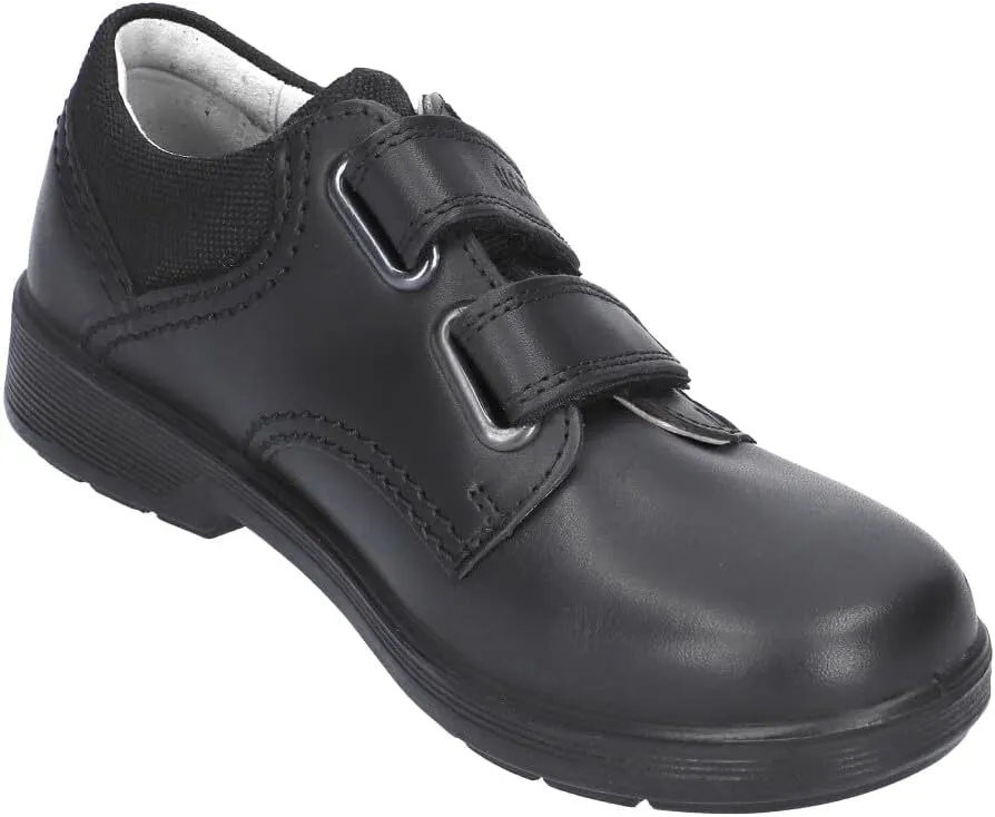 RICOSTA William Black Leather Boys School Shoes