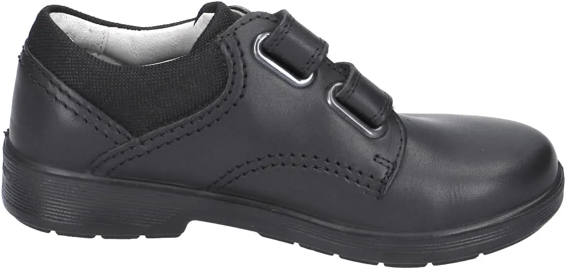 RICOSTA William Black Leather Boys School Shoes