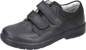 RICOSTA William Black Leather Boys School Shoes