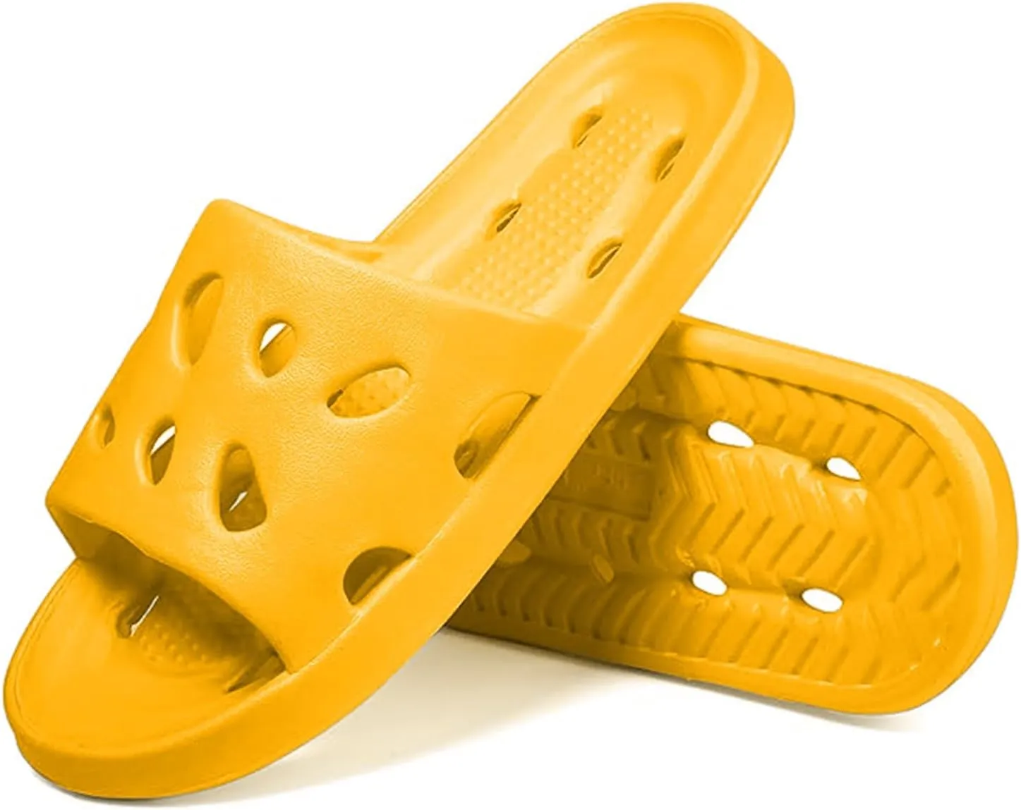 Shower Sandals Non-Slip House Slippers Indoor Outdoor Shower Sandals House Shoes with Low Arch Support
