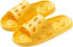 Shower Sandals Non-Slip House Slippers Indoor Outdoor Shower Sandals House Shoes with Low Arch Support
