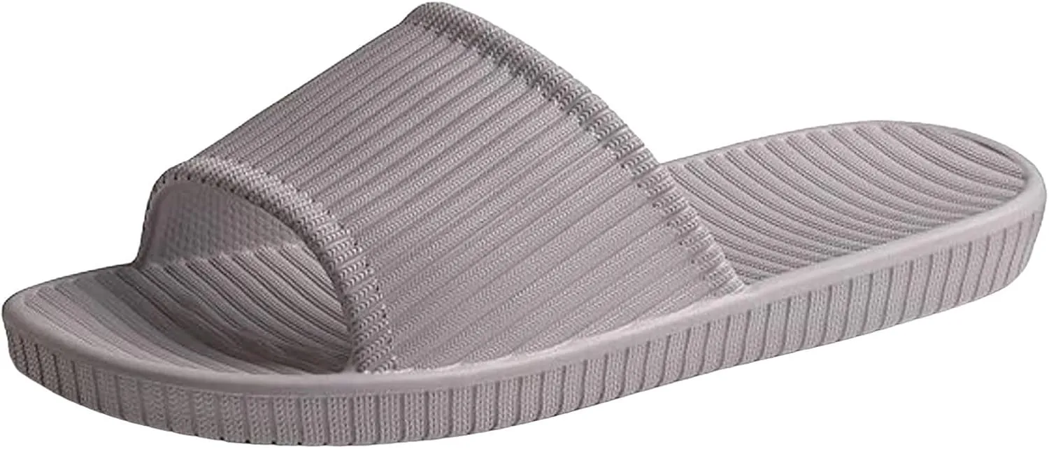 Shower Sandals Quick Drying Non-Slip Slippers Non Slip Summer Bathroom Indoor House Slippers with Drain Holes
