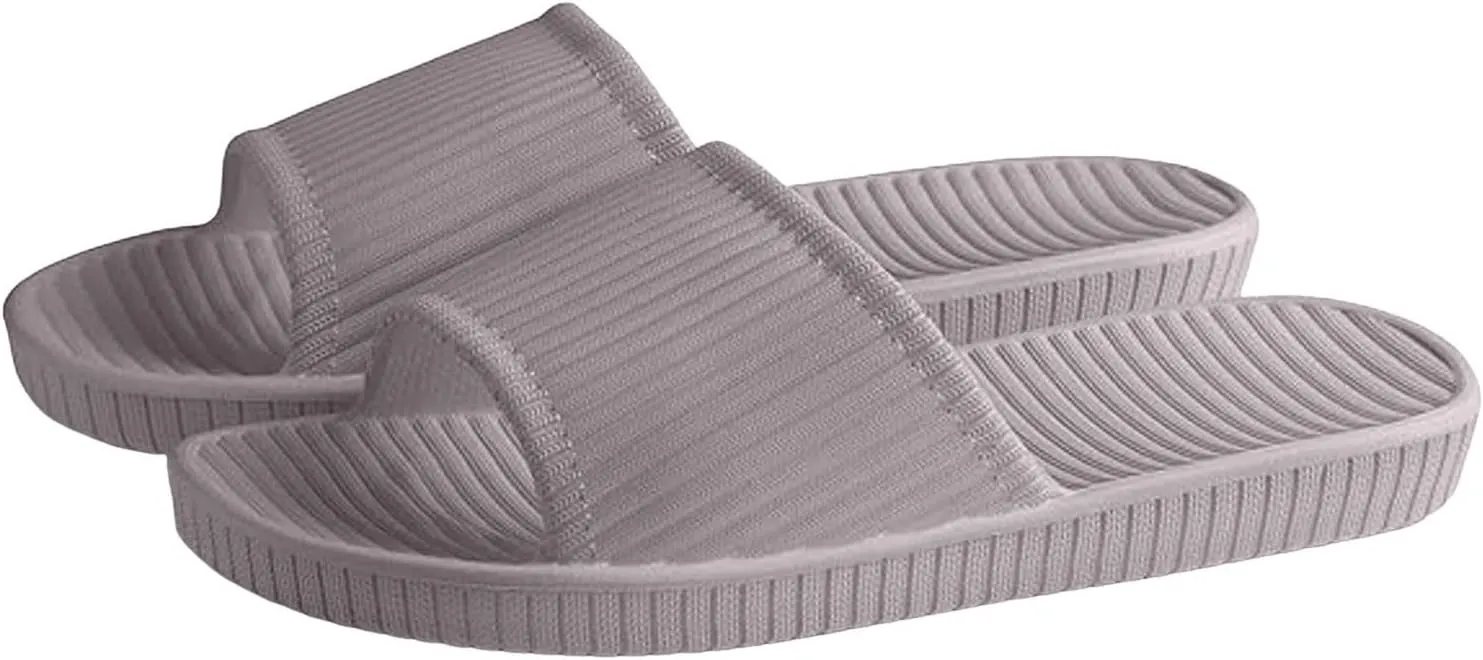 Shower Sandals Quick Drying Non-Slip Slippers Non Slip Summer Bathroom Indoor House Slippers with Drain Holes