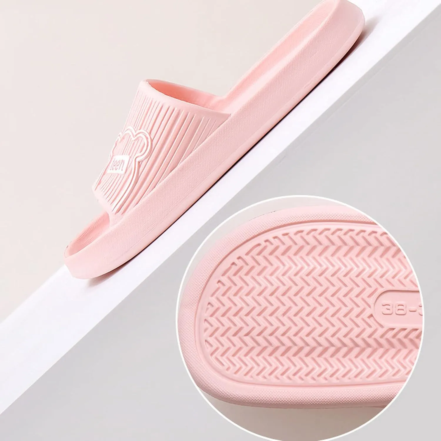 Shower Shoes Men's Athletic Outdoor Sandals Slides Shower Shoes for Living Room Pool Beach Spa Public Showers
