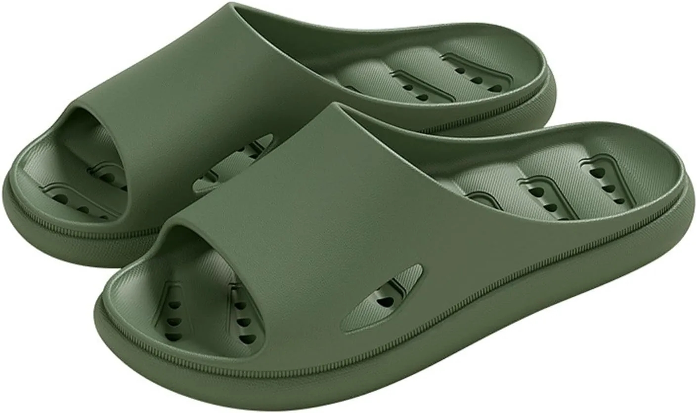 Shower Shoes Shower Slippers for Beach Showers Dorms Outdoor Ultra Comfort Recovery Pillow Slippers Slides