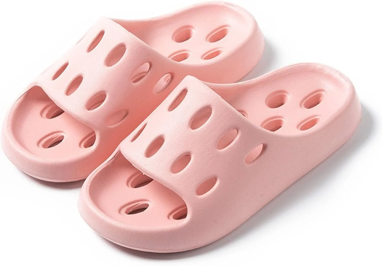 Shower Slippers Non Slip Quick Drying Bathroom Slippers for Women Men Arch Support Slides for Women and Mens