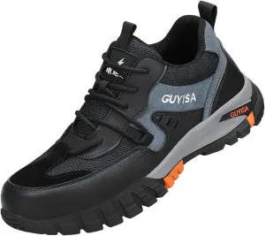 Steel Toe Safety Shoes for Men Non Slip Breathable Industrial Composite Toe Shoes Work Boots