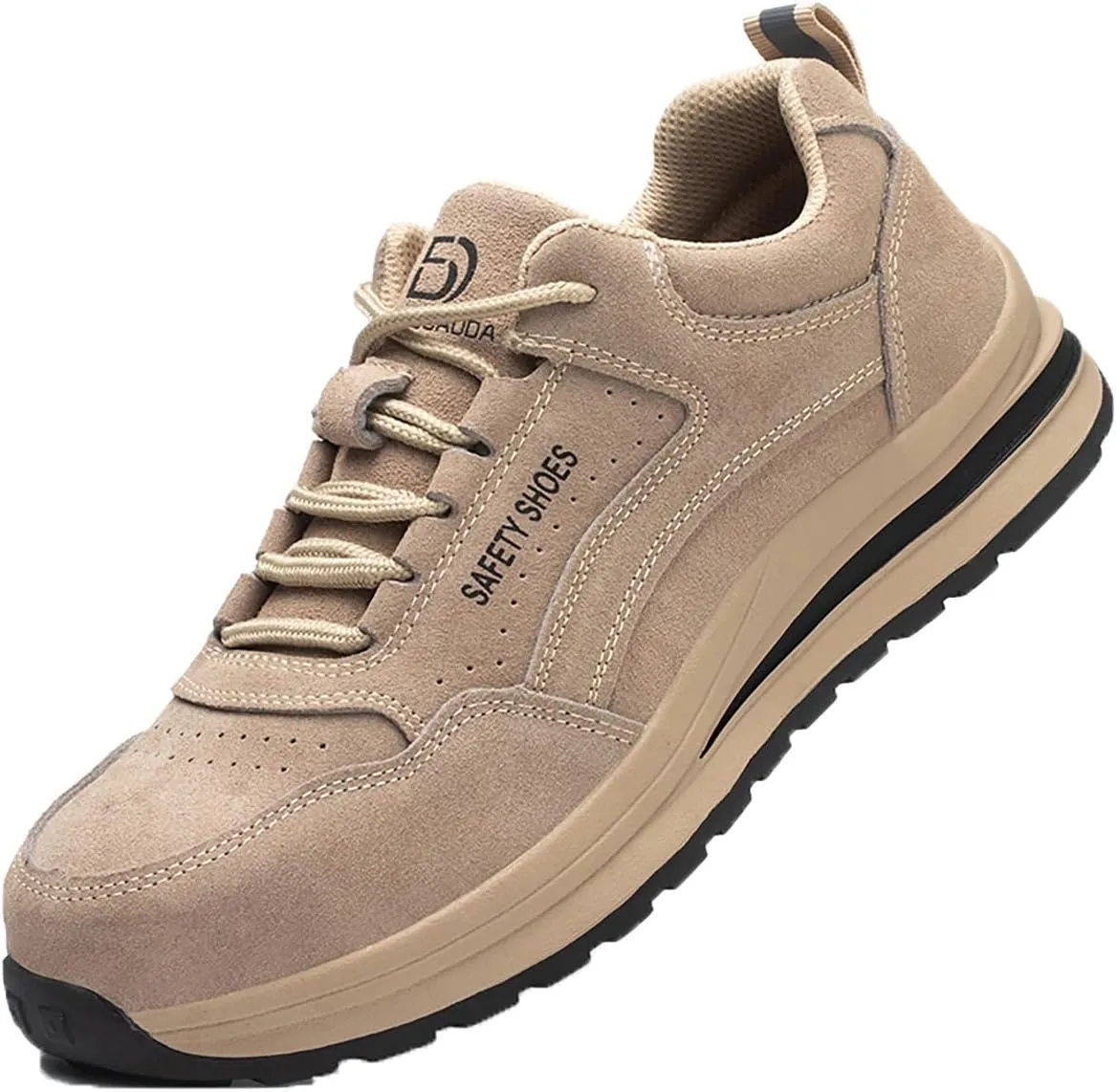 Steel Toe Safety Shoes for Men Non Slip Breathable Industrial Composite Toe Shoes Work Boots