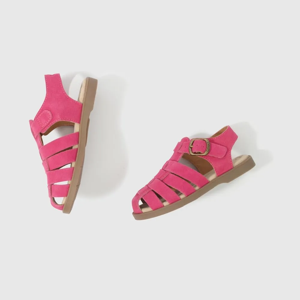 Toddler Girls Fisherman Buckle Sandals - Comfortable Summer Sandals with Closed Toe & Adjustable Strap for Daily Wear & Outdoor Play
