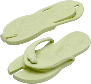 Travel Flip-Flop for Women and Men, Portable Foldable Slippers Soft Comfy Non-Slip Quick Dry House Bathroom Shower Shoes Spa Gym Swimming Sandals Beach