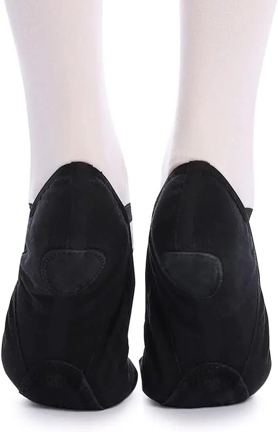 TXJ Sports Ballet Shoes for Women Girls, Women's Ballet Slipper Canvas Dance Shoes Split Sole Yoga Dance Flats