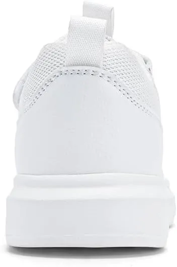 Unisex Children's Leather Lightweight Breathable Sports Running Shoes Simple Hundred Boys Girls Small White Sports Shoes Children's Shoes