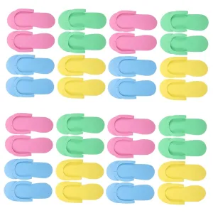 VALICLUD 12 Pairs Slippers for Women Men Soft Shoes Non Slip Quick Dry Sandals for Hotel Spa Bathroom Beach Use